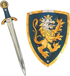 Liontouch Costume chevalier noble bleue ensemble 107 5707307001079