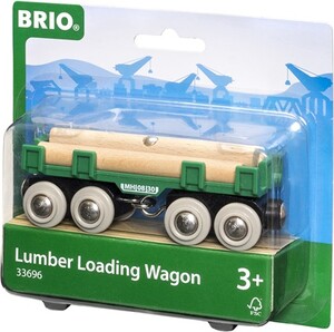 BRIO Brio Train en bois Wagon convoyeur de bois 33696 7312350336962