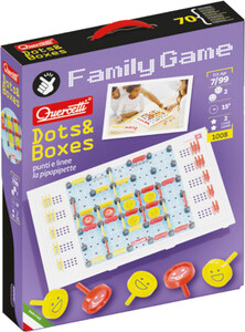 Quercetti jeu famille Dots & boxes (fr/en) 8007905010082