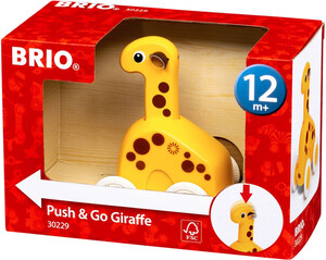 BRIO Brio Jouet Girafe Push & Go 30229 7312350302295