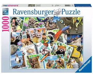 Ravensburger Casse-tête 1000 Journal d’animaux d’un globe-trotteur 4005556173228