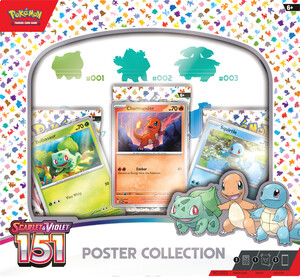 nintendo Pokemon Scarlet & Violet 151 poster collection 820650853166