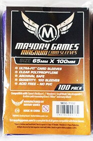 Mayday Games Protecteurs de cartes magnum cooper mauve 65x100mm 100ct *