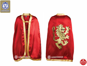 Liontouch Costume chevalier noble rouge cape 10351 5707307103513