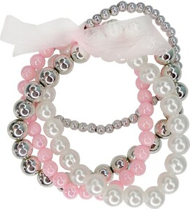 Creative Education Bijou Pearly to Wed Bracelet Set, tied with lt pk organza ribbon. 771877840500