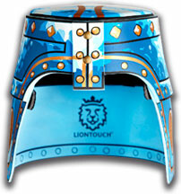 Liontouch Costume chevalier noble bleue casque en mousse 114 5707307001147