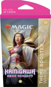 Wizards of the Coast MTG Kamigawa neon dynasty Theme Booster white *