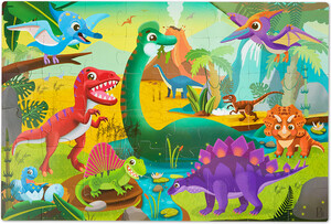 B. Brand B.Toys- Casse-tête de plancher géant 48 pièces - Dinosaures 062243467439
