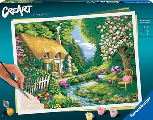 CreArt Peinture à numéro CreART Maison sur la rivière 4005556201549