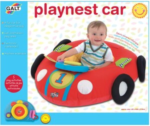 Galt Toys Playnest voiture coussin gonflable matelassé avec tableau de bord électronique détachable (beigne/tube) 5011979552853