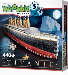 Wrebbit Casse-tête 3D Titanic (440pcs) 665541010149