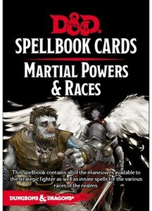 Wizards of the Coast Donjons et dragons 5e DnD 5e (en) Spellbook Cards Martial Powers and Races (D&D) 9420020235052