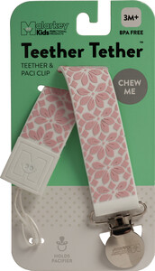 Malarkey Teether Tether - Pink Floral 628065000034