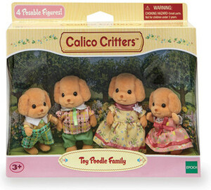 Calico Critters Calico Critters toy poodle family calico critters 020373317352