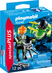 Playmobil Playmobil 70248 Agent avec drone (janvier 2021) 4008789702487