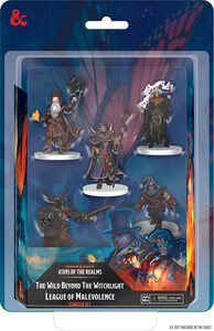 NECA/WizKids LLC Dnd Painted Minis icons 20: The Wild Beyond the Witchlight Starter Set League of Malevolence 634482960974