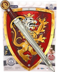 Liontouch Costume chevalier noble rouge ensemble 10750 5707307107504