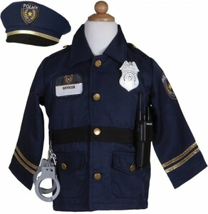 Creative Education Costume police avec accessoires, grandeur 5-6 771877814853