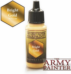 The Army Painter Warpaints Metallics: Bright Gold, 18ml/0.6 Oz 5713799114401