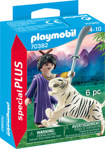 Playmobil Playmobil 70382 Combattante ninja et tigre 4008789703828