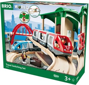 BRIO Brio Train en bois Circuit plateforme voyageurs 33512 7312350335125