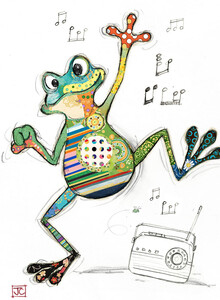 Bug Art Carte fête Kooks grenouille sans texte 5033678640099