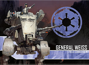 Fantasy Flight Games Star Wars Imperial Assault (en) ext General Weiss Villain Pack (AT-ST) 9781633440210
