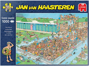 Jumbo Casse-tête 1000 Jan van Haasteren - Embouteillage à la piscine 8710126200391