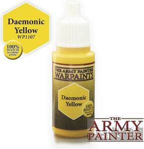 The Army Painter Warpaints Daemonic Yellow, 18ml/0.6 Oz 5713799110700