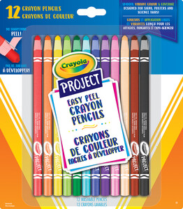 Crayola Crayons de couleur 12 faciles à développer 063652049209