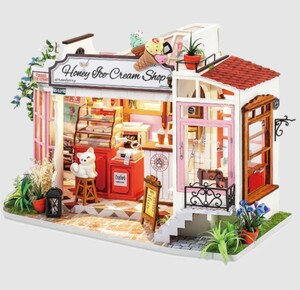 Robotime Mini maison à construire - Honey Ice-cream Shop 6946785115840