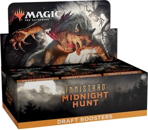 Wizards of the Coast MTG Innistrad Midnight Hunt draft booster Box 630509986453