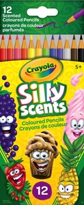Crayola Crayons de couleur en bois 12 Parfumés (Silly Scents) 063652826602