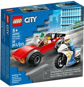 LEGO LEGO 60392 La course-poursuite de la moto de police 673419375245