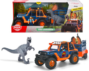 Dickie Toys Jeep et Dinosaure - Sons et lumières 40 cm 1:24 4006333080814