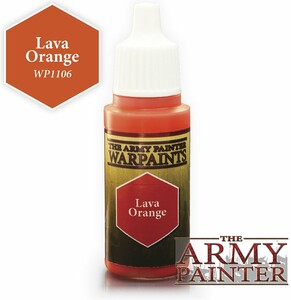 The Army Painter Warpaints Lava Orange, 18ml/0.6 Oz 5713799110601