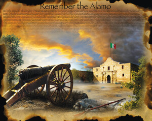 SunsOut Casse-tête 1000 Large Le siège de Fort Alamo aux États-Unis (Remember the Alamo) SunsOut 67952 796780679528