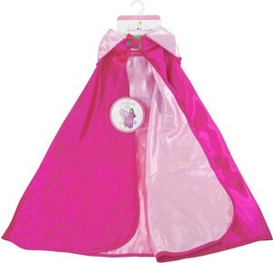 Creative Education Costume cape à capuche de princesse réversible, rose clair/rose vif, grandeur 5-7 771877522253