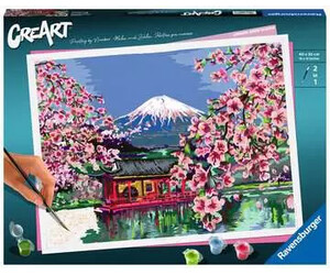 CreArt Peinture à numéro CreART Printemps japonais 4005556201778