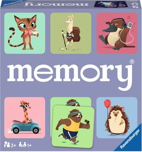 Ravensburger Memory animaux sauvages (Wild World of Animals), jeu de mémoire (fr/en) 4005556203604