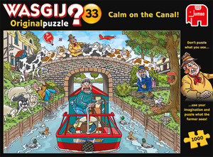 Jumbo Casse-tête 1000 wasgij original #33 Panique sur le canal 8710126191736