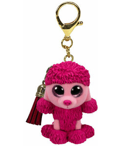 Ty PATSY - poodle pink mini boos clip 008421250738