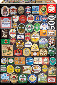 Educa Borras Casse-tête 1500 pièces -Étiquettes de bières 8412668184633