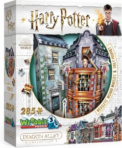 Wrebbit Casse-tête 3D Harry Potter Weasley Farces pour sorciers facétieux et La Gazette du sorcier (285pcs) 665541005114