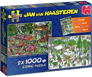 Jumbo Casse-tête 1000x2 Jan van Haasteren - Reveillon Noel,Marche Noel 8710126190807