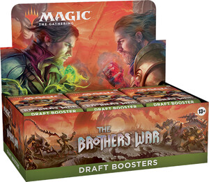 Wizards of the Coast MTG The Brothers' War Draft Booster Box 195166150581